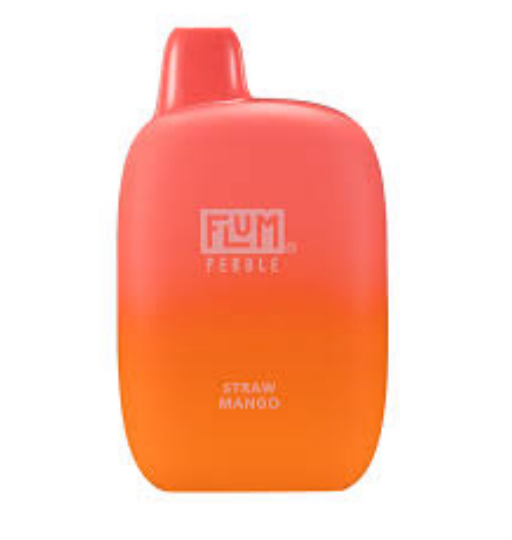FLUM PEBBLE STRAW MANGO 6000 PUFFS